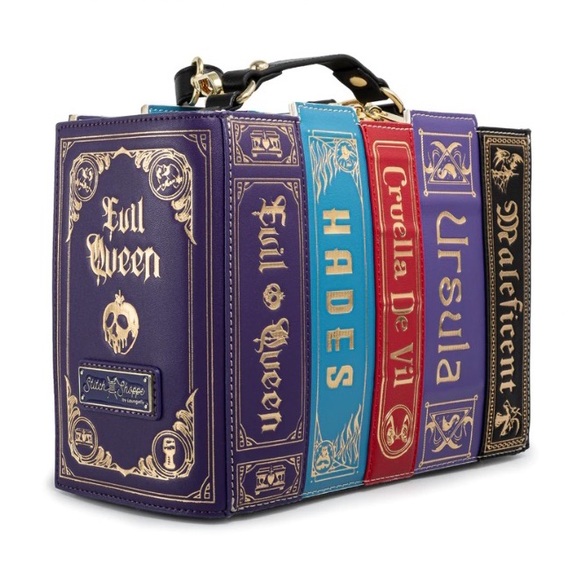 Disney Stitch Shoppe Villains Books Crossbody Bag - Picture 3 of 8